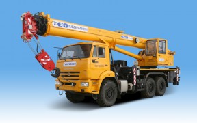 KC-55729-5V-3 "GALICHANIN" truck Crane with a load capacity of 32 tons